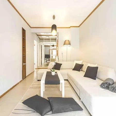 95sqm 7min Center 2bedroom Gas Heating Marble Wc 2 Smarttv * Thessaloniki